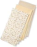 Amazon Essentials x Sofia Grainge Unisex Baby Swaddle Blanket - Soft Stretch Cotton Knit, 42x42 Inch, Cozy for Newborns