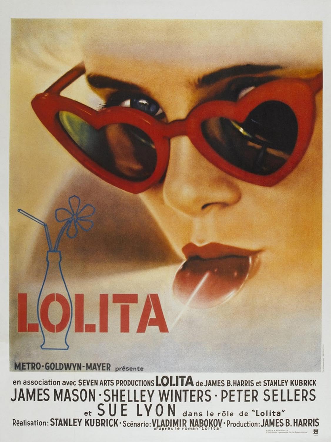 Amazon.com: ART.COM Wall Art Print Lolita, French Movie Poster