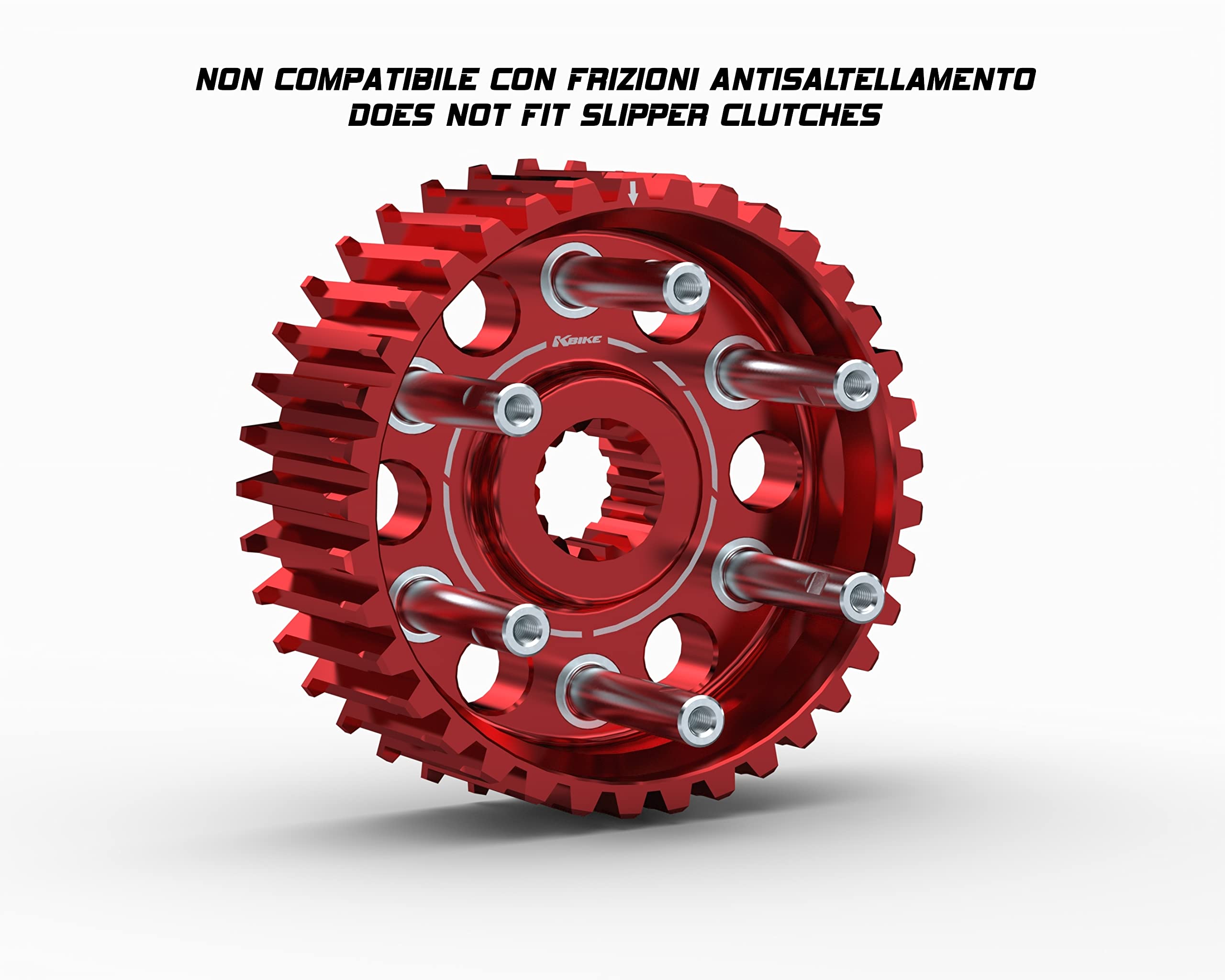Kbike tamburo frizione rosso per Ducati