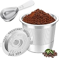 Vista 1 de 1 paquete de cápsulas de café reutilizables K Cups para Keurig 1.0: cápsulas de café reutilizables de acero inoxidable para cápsulas de café Keurig