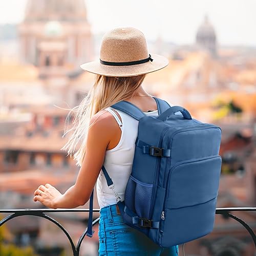 Miniatura 9 de Hanples Mochila de viaje B, Azul oscuro, Mochilas de viaje