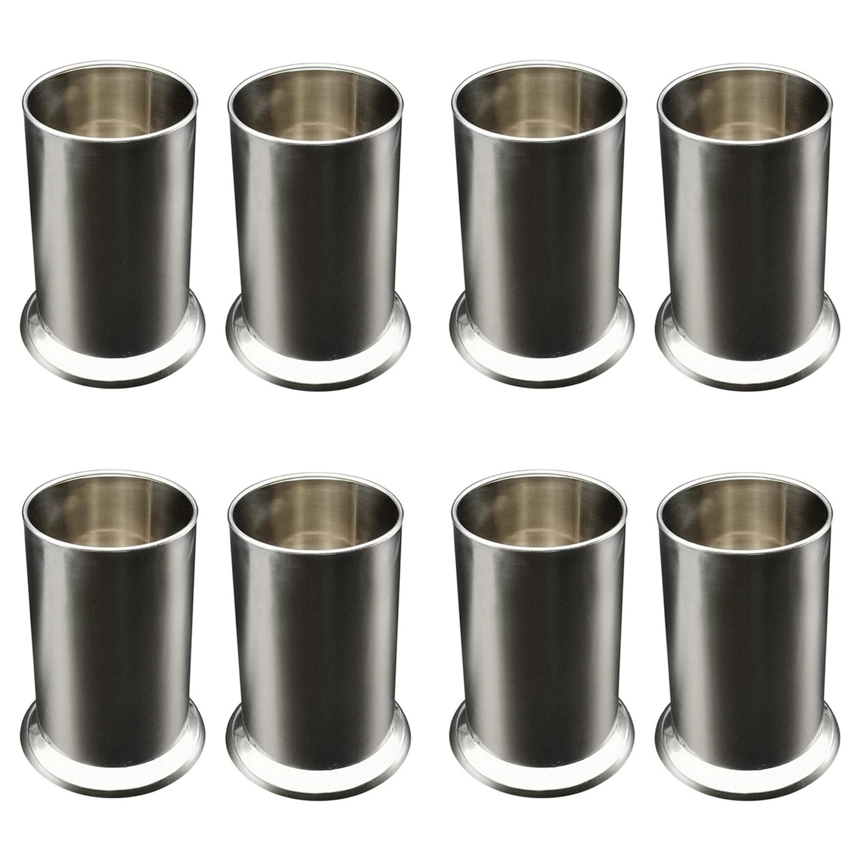 Distributeur de Paille de Comptoir en Acier Inoxydable Haut de Gamme x8