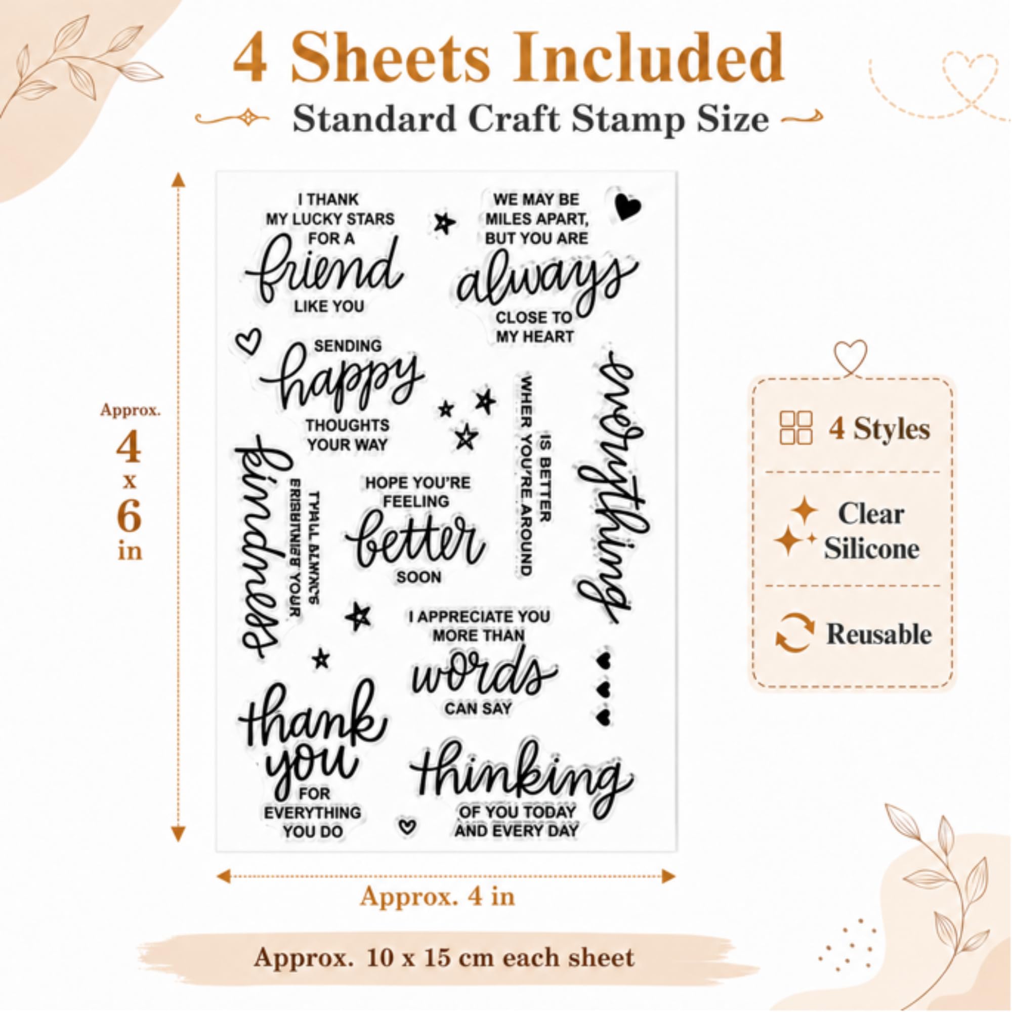 Outus Sentiment Stamps - Crafting & Scrapbooking -2