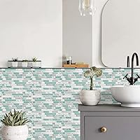 Vista 3 de STICKGOO Azulejos Despegar y Pegar para Salpicadero de Cocina, 12"×12" Azulejos Adhesivos para Salpicadero, Azulejos Autoadhesivos para Salpicadero