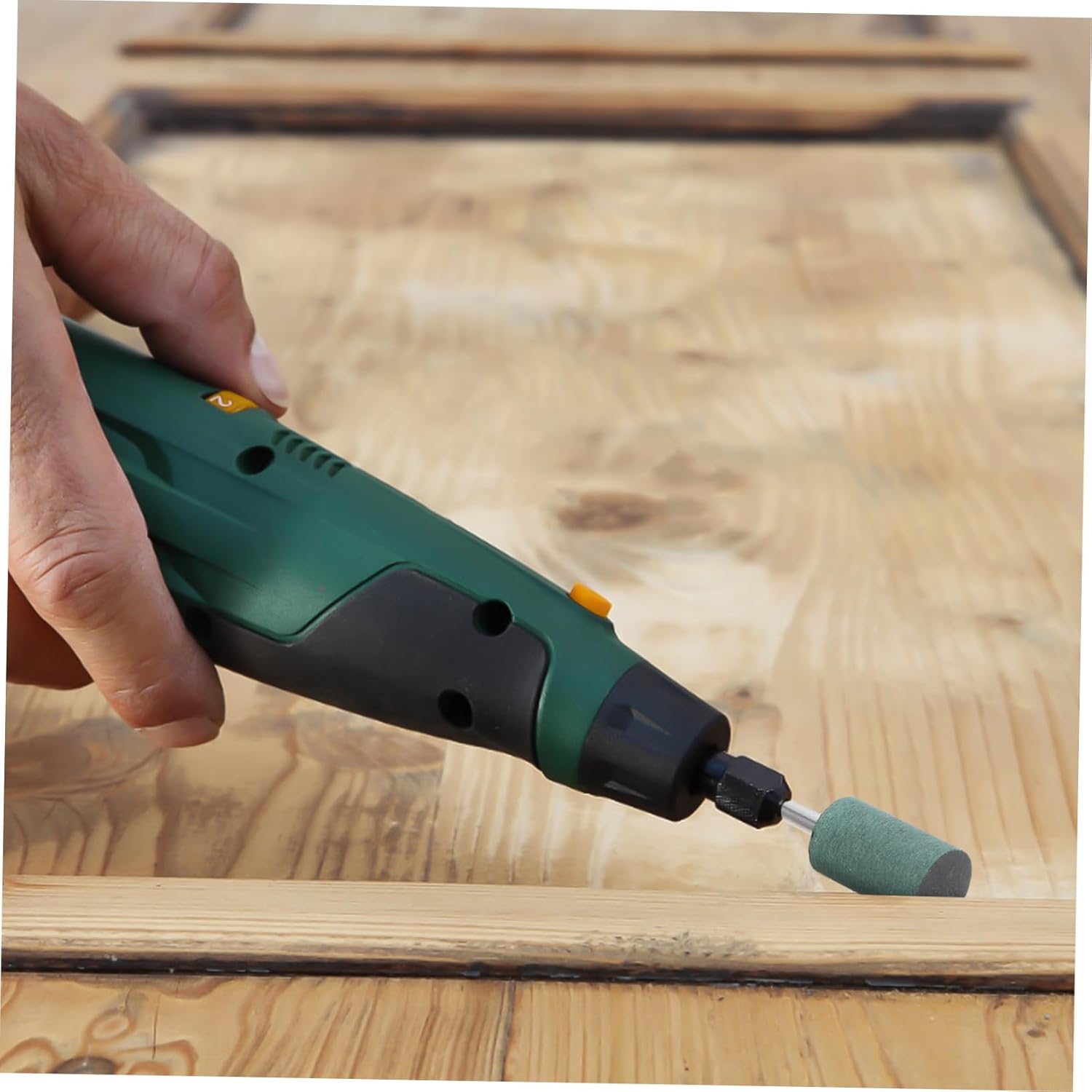 VOSAREA 1set Abrasive Mounted Grinding Stone Tool Kit Points for Easy to Replace Grinding Bits for Efficient Use