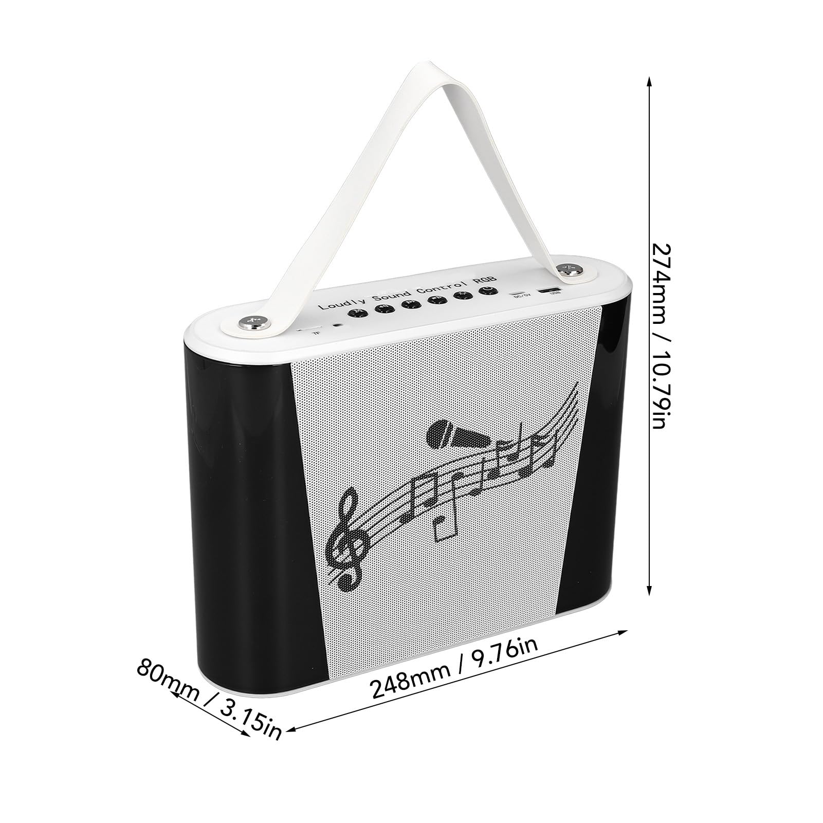 Máquina de Karaoke para niños, Mini micrófono de Karaoke portátil con Bluetooth, Altavoz para Cantar con micrófono para Fiestas en casa, Fiestas de cumpleaños
