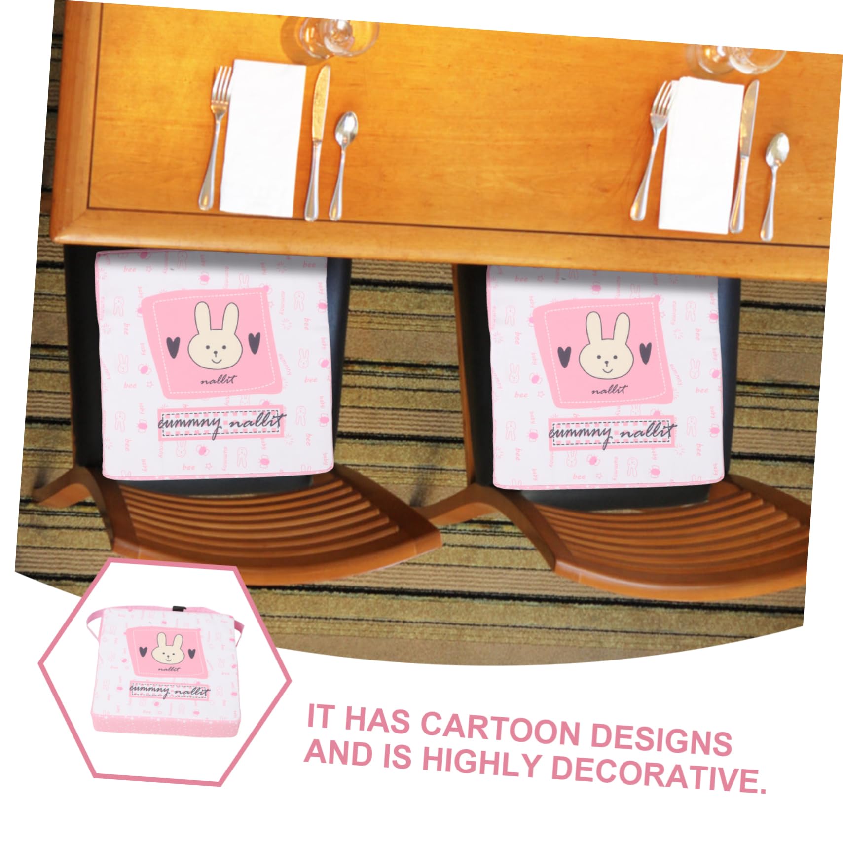 Cojín Elevador para Niños Pequeños Rosa, Asiento de Comedor