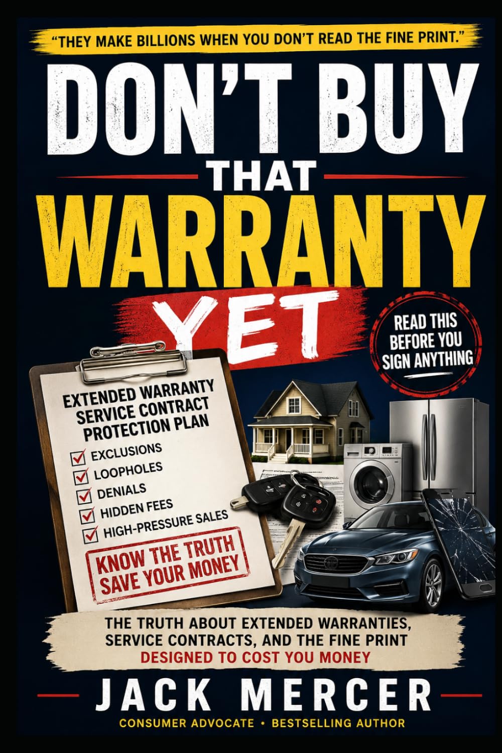 Don’t Buy That Warranty Yet: The Truth About Extended Warranties, Service Contracts, and the Fine Print Designed to Cost You Money