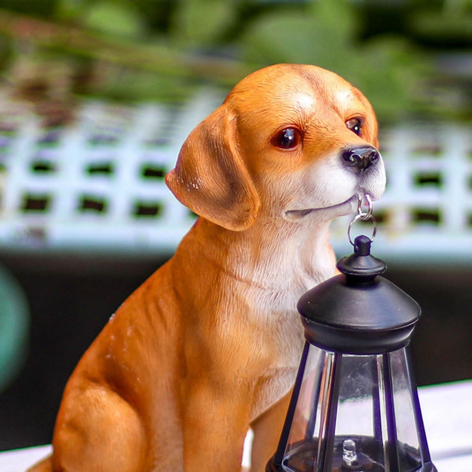 Amazon.co.jp: ガーデニング 犬 いぬ ガーデン装飾 ソーラー 置物