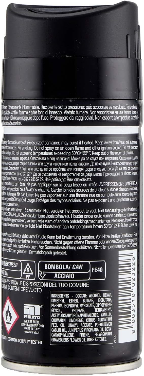 Malizia Uomo Black and Wild Deodorante, 150 ml