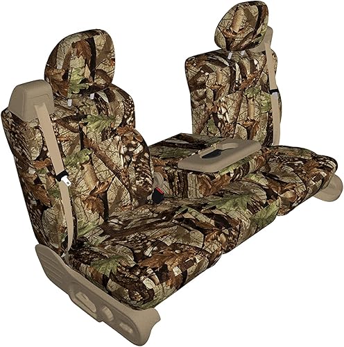 Miniatura 7 de Durafit Seat Covers Fundas de asiento impermeables para Ford F150 Xcab Front 402040 de Ford F150 Xcab 2004-2008. Elige tu camuflaje (Savannah)
