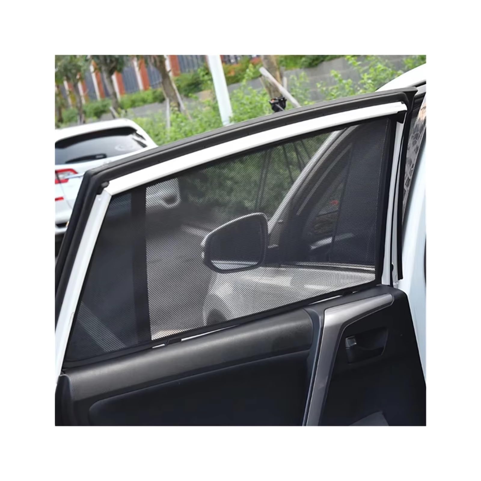 Frontscheibe Thermomatte Für Skoda Für Karoq 2017-2023 Vorhang Mesh Frontscheibe Rahmen Magnetische Auto Fenster Sonnenschirm(Front Windshield S)