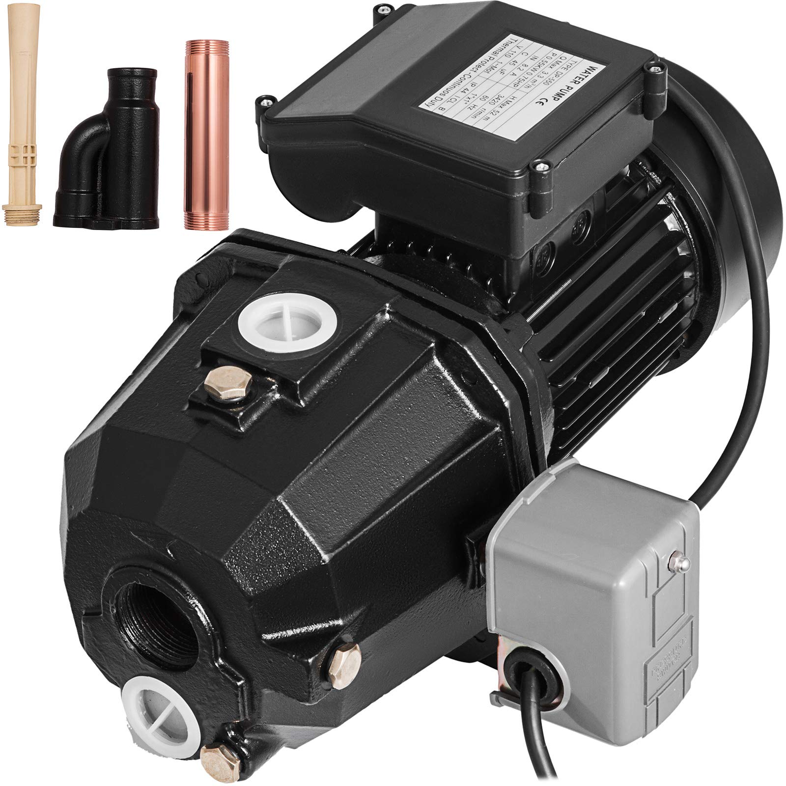 Buy Patiolife Shallow Well Jet Pump with Pressure Switch 3/4HP Jet