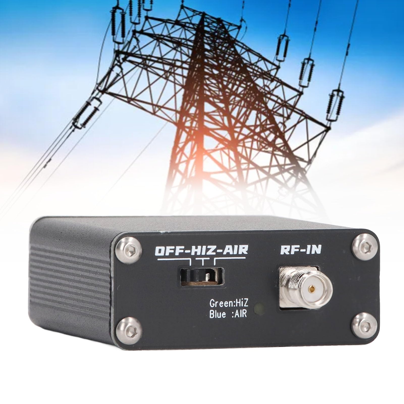 110m AIR to AM HIZ AMP Frequency Converter Aluminum Alloy High Resistance Amplifier for Home Travel