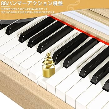 Amazon | ZHRUNS 電子ピアノ 88鍵盤 ハンマーアクション 電子