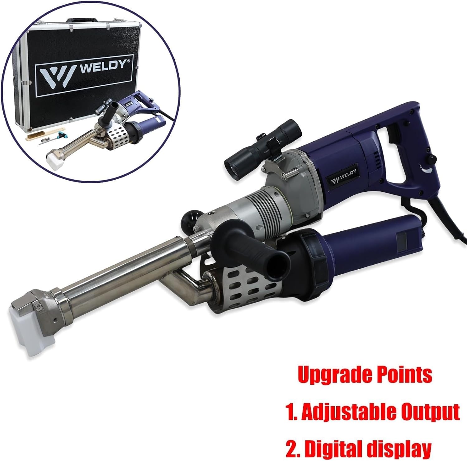 Digital Handheld Extruder 230V Extrusion Welding Machine Kit(Booster EX3 Plus)