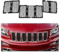 Vista 1 de Rejilla delantera de malla tipo panal de JeCar para Jeep Grand Cherokee 2014-2016