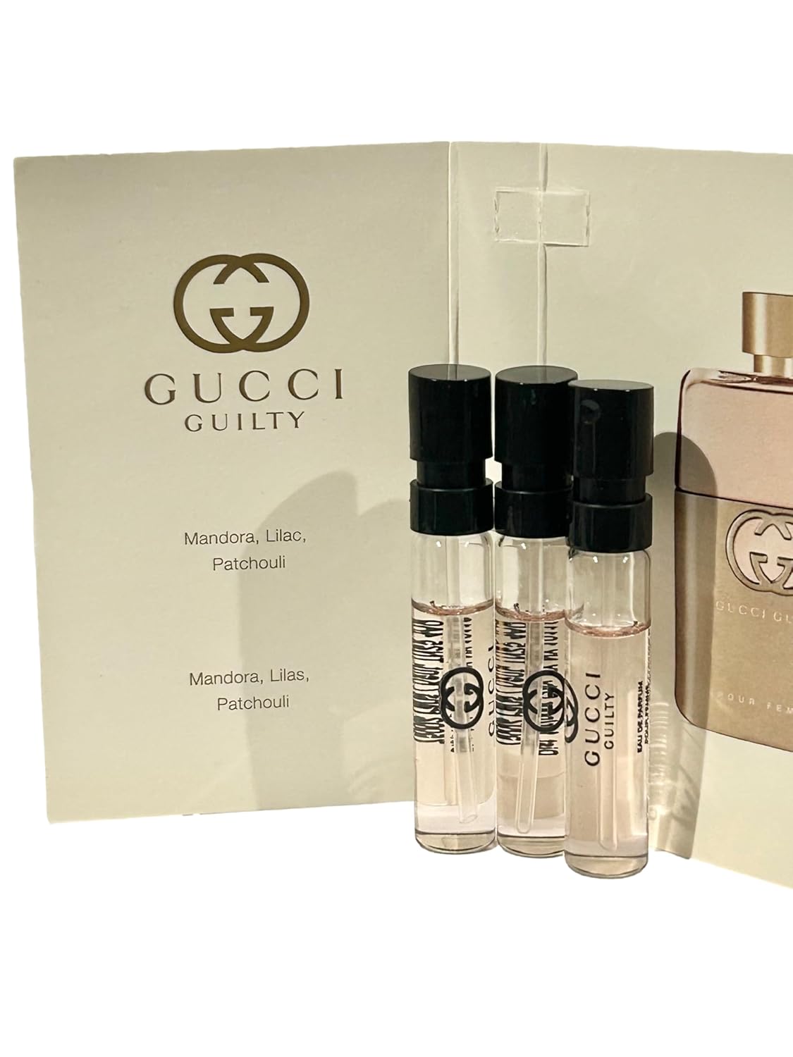 Gucci Guilty EDP Women Sample Perfume Eau De Parfum Spray Pour Femme 1.5 ml / 0.05 oz - set of 3 image 3 of 4 B0DTFYLBZV