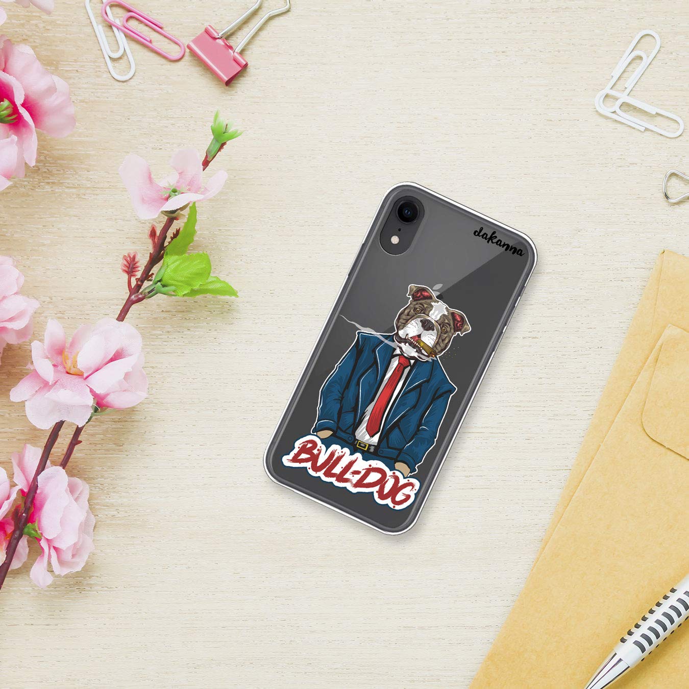 Custodia IPhone 11 Trasparente Con Stampa Cane Bulldog Francese - Cover Morbida In Silicone TPU Flessibile, Anti-graffio, Sottile E Leggera - 5