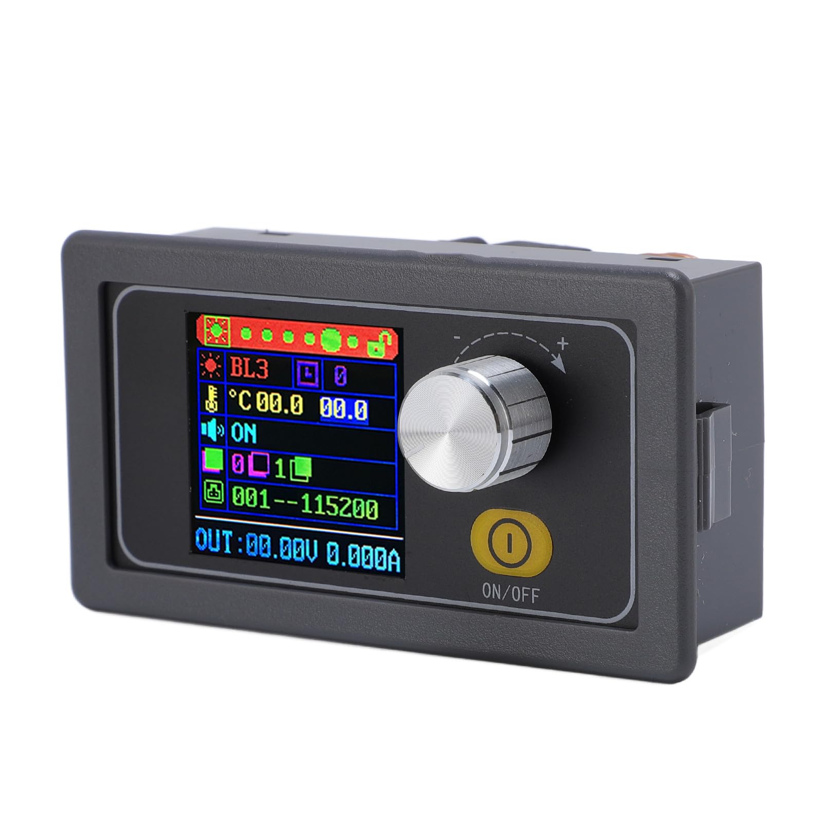 DC na DC 12A Cyfrowy Regulator Napięcia z Wyświetlaczem 6-30 V do 0-36 V Regulowany Konwerter Step Up Down z Pokrętłem Potencjometru Przełącznik Włączania i Wyłączania dla