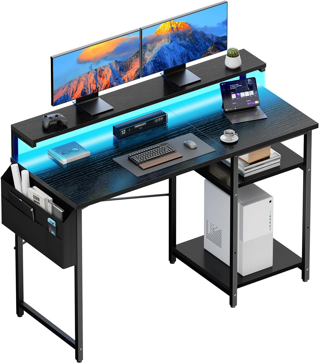 足元ライト付 Simmons シモンズ ナイトテーブル ベッドサイドテーブル シモンズ ナイトテーブル サイドテーブル KA1307 足元ライト付