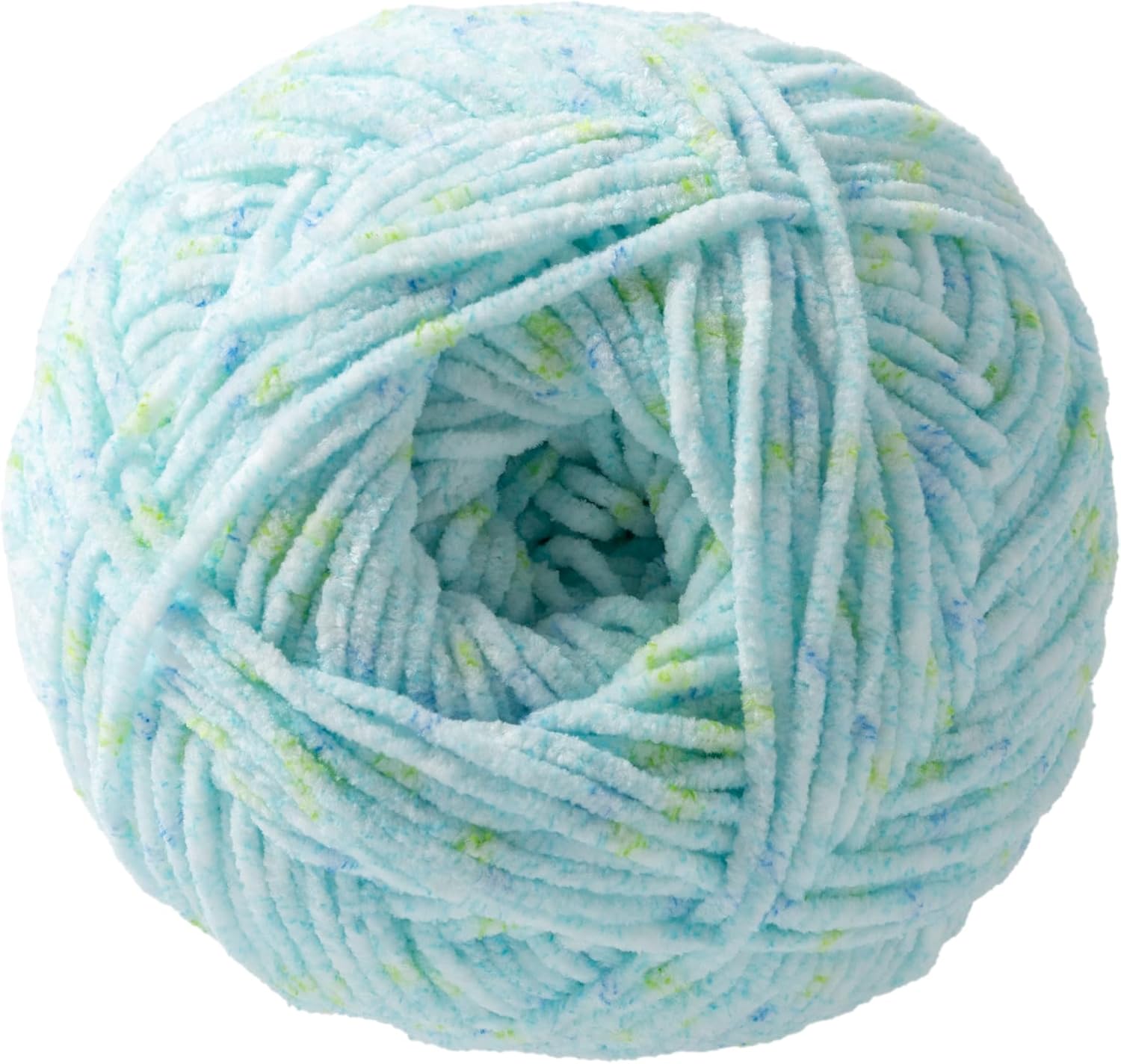 Loops & Threads Skinny Chenille Multi Yarn - Yarn for Knitting, Crochet, Weaving, and Arts & Crafts - Tigerfish Multi, Polyester, 7.7 oz