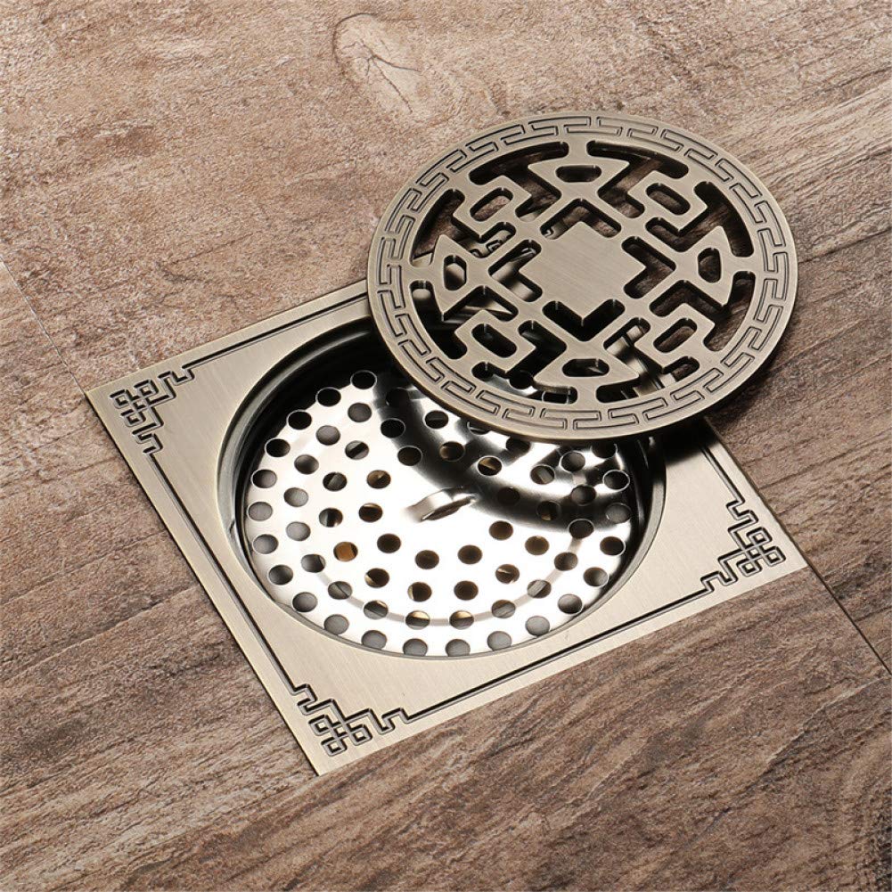 Drain de sol déodorant anti-retour en cuivre anti-odeur pour douche