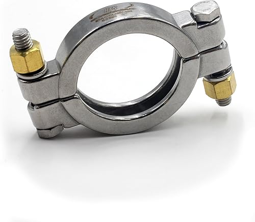 Miniatura 9 de HFS Abrazadera sanitaria del trébol de la triple abrazadera de alta presión de 8", acero inoxidable 304
