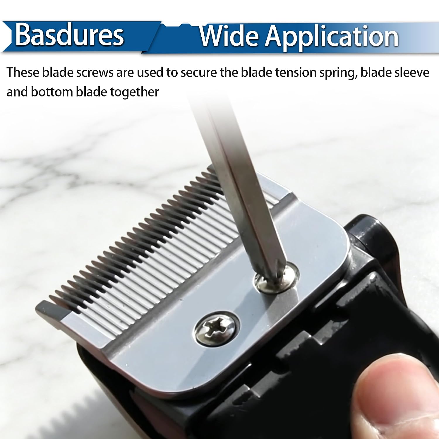 Clipper Blade Screws Compatible with 42555 Screws (12 Pcs)