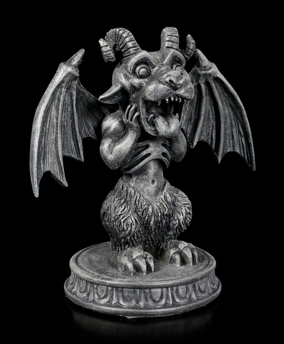 Figuren Shop GmbH Freche Gothic Gargoyle Figur | Fantasy-Figur, handbemalt