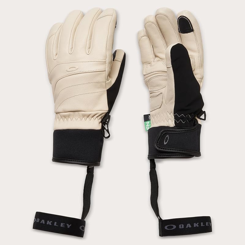 Oakley Womens Peak Leather Gloves, Mist, Medium