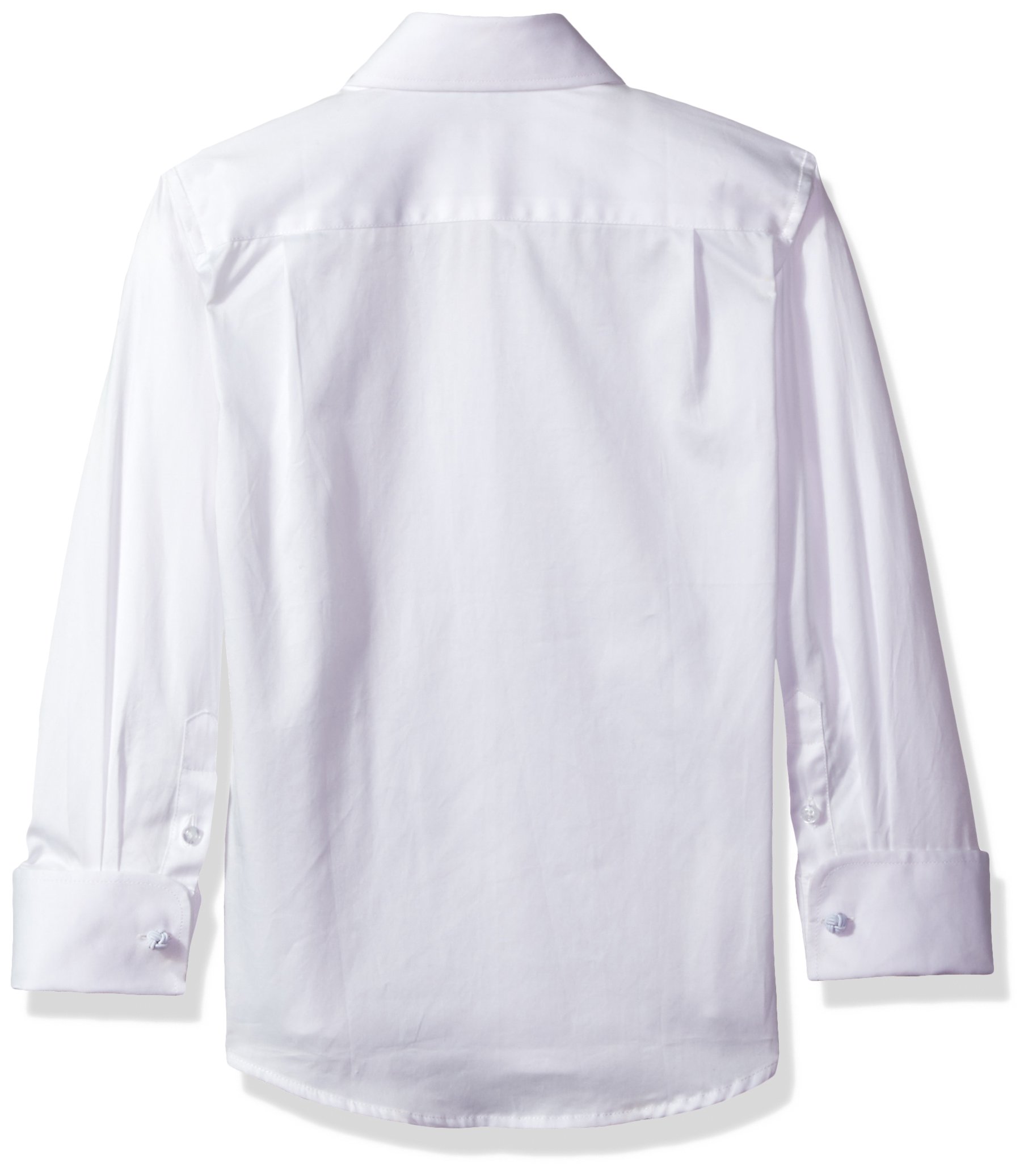 Isaac Mizrahi Boy's French Cuff Cotton Shirt Camisa Abotonada Niños