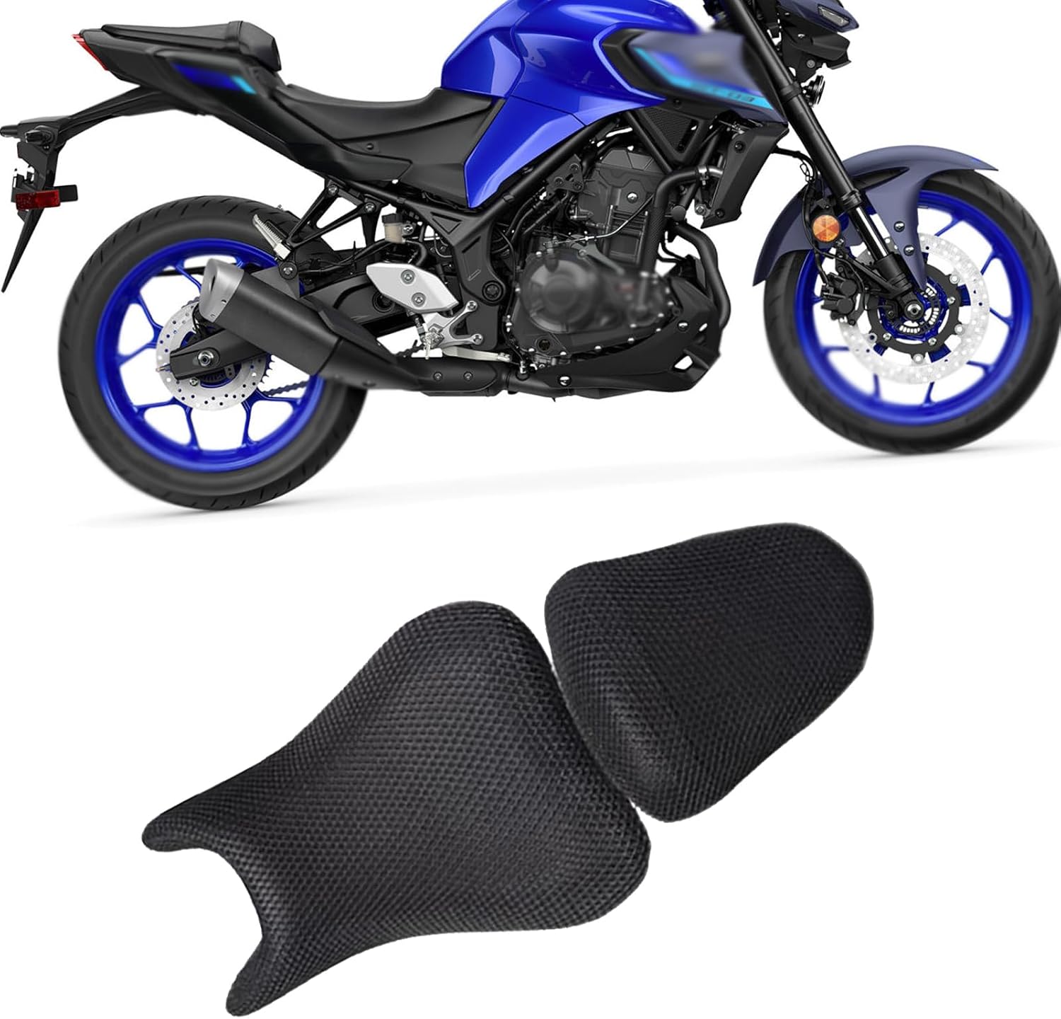 for MT-03 MT-07 2025 Sun Protection seat Cushion Cover Heat Insulation Breathable seat Cushion Cover mt03 mt07 2014-2026 Motorcycle Accessories