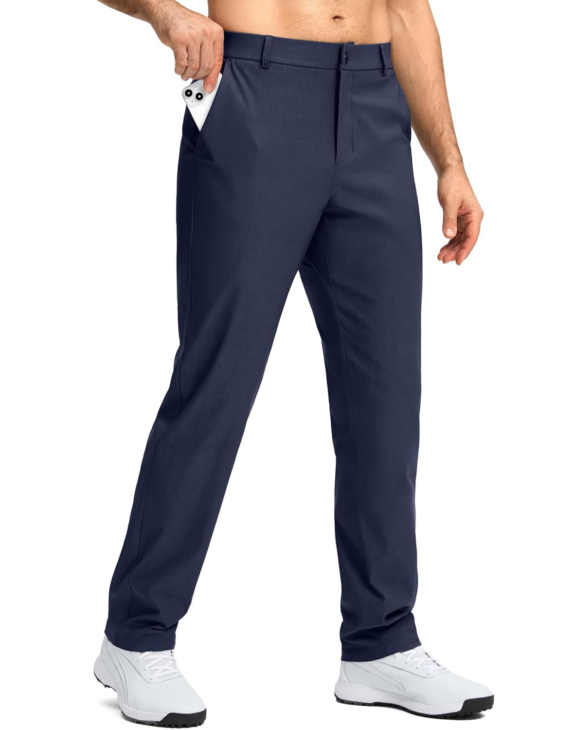 Mens Golf Pants 30 32 34 Stretch Dress Pants Quick Dry Casual Slacks Work Business Trousers for Men