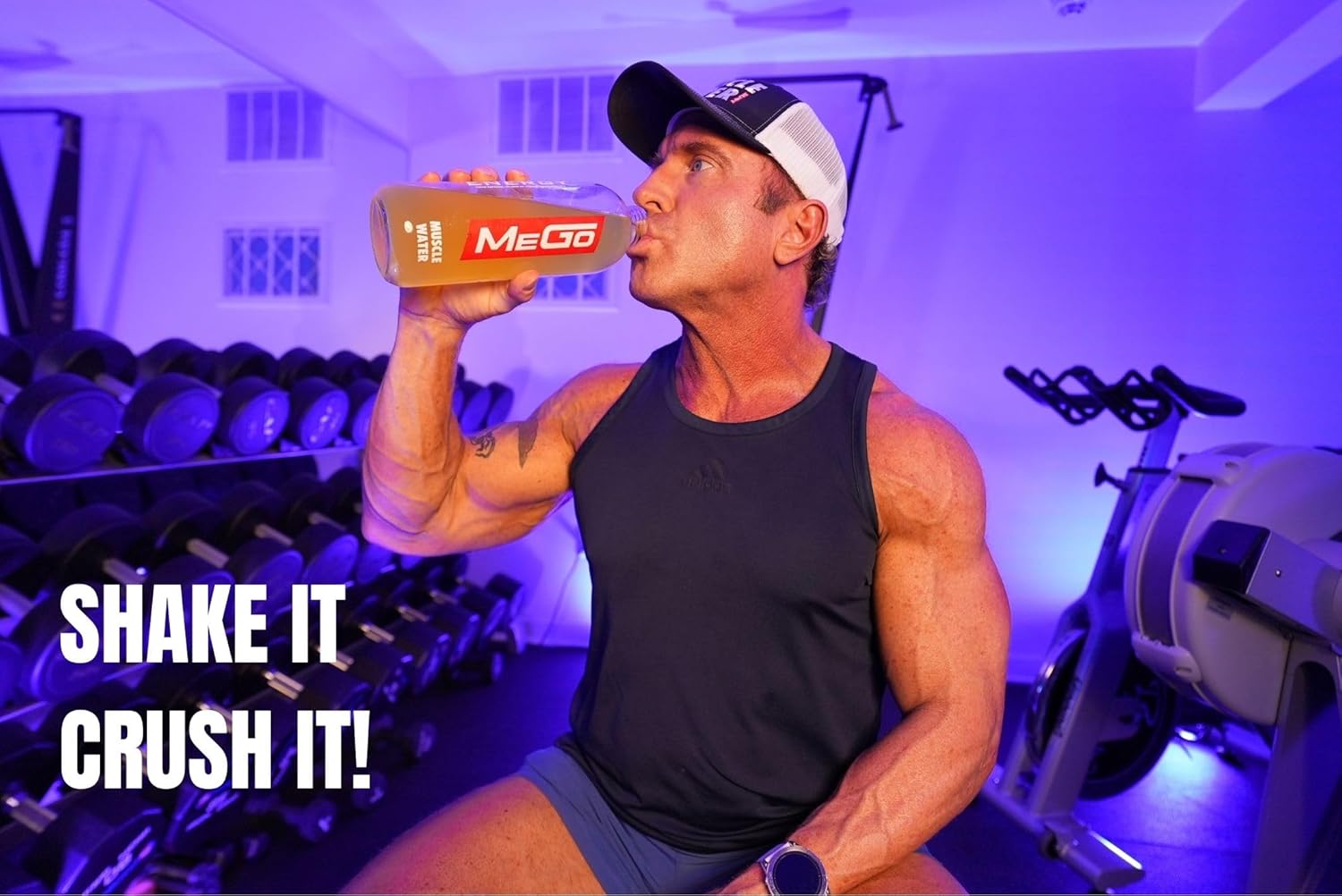 Muscle Water Pre Workout Powder | Muscle + Pump + Energy | 20+ Supplements, 0 Tubs | 5g Creatine + 300mg Caffeine | Sugar-Free | Green Apple | 30 Servings