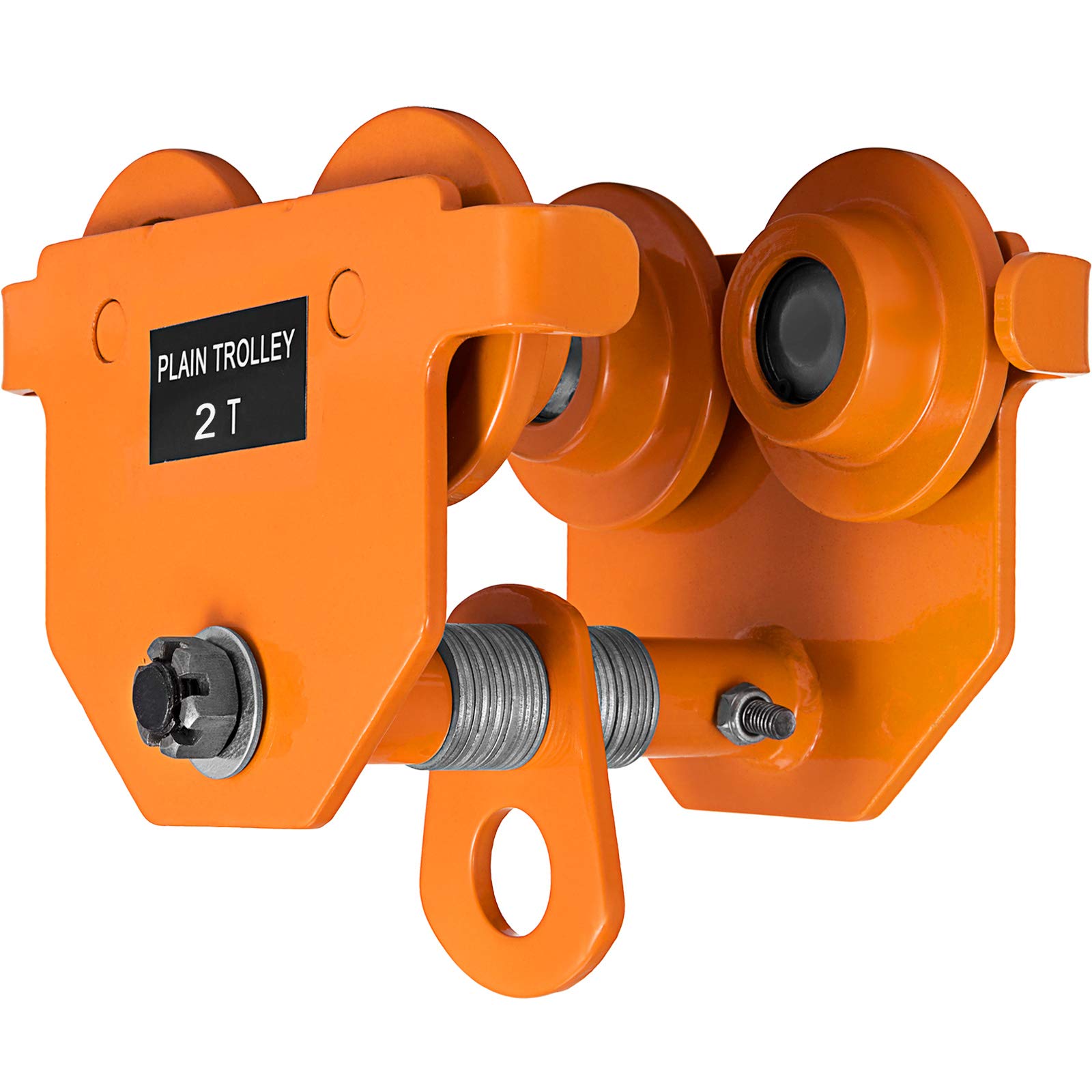 Buy VEVOR 2 Ton Steel IBeam Push Beam Trolley Track Roller Trolley for