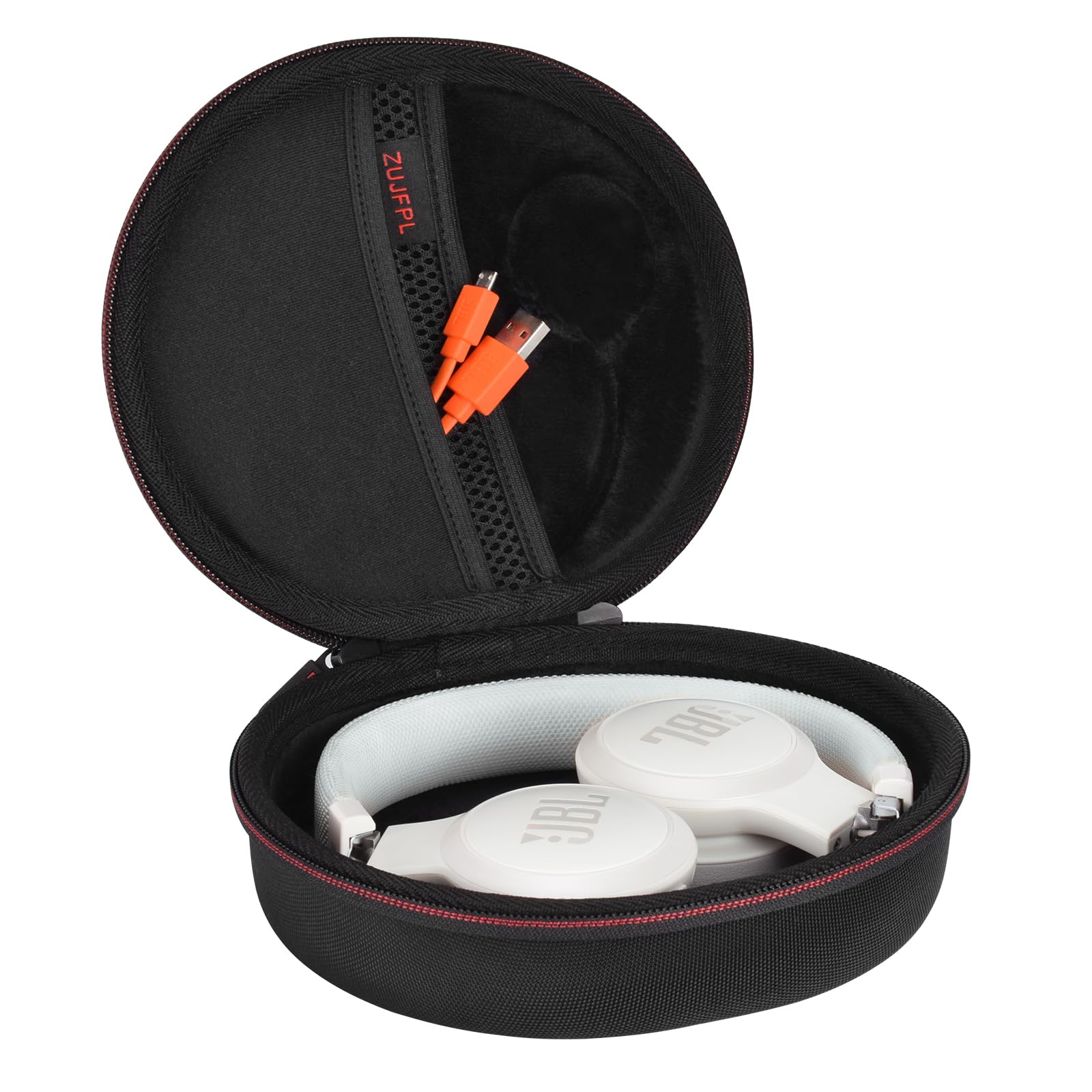 EVA Hard Headphone Case for JBL Tune 510BT / 520BT / 500BT / 660NC / 670NC / 570BT / 525BT / 600BTNC, JBL Live 460NC / 670NC / 400BT / JBL T450BT and Soundcore H30i, Samsung AKG - Black