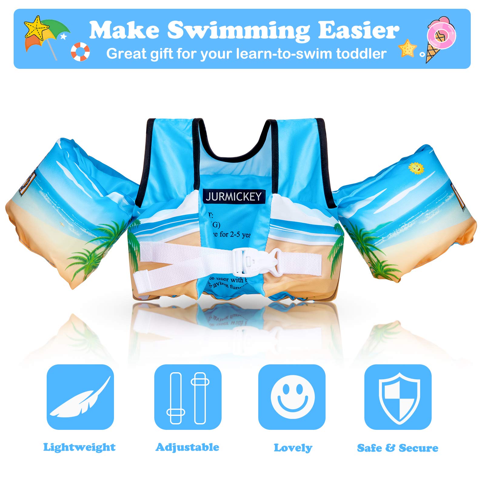Gilet De Sauvetage Enfant - Flottabilité Réglable, Sécurité Optimale Pour Natation, Kayak, Bateau - Fille/Garçon