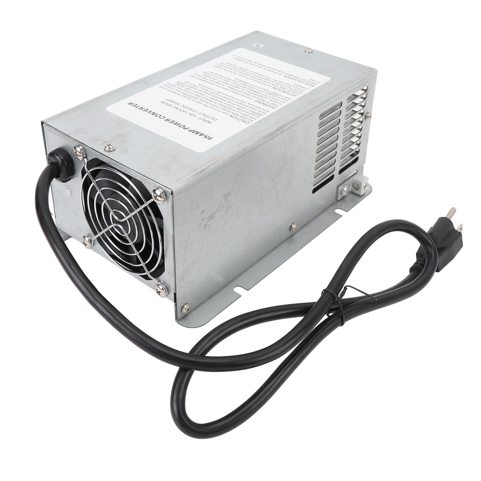 GLOGLOW 55A RV Power Converter Charger, AC to DC Converters for RV, Built in Smart Battery Charger, Lithium Compatibility, Adjustable Output, Fitment with RVs, Trailers, Campers