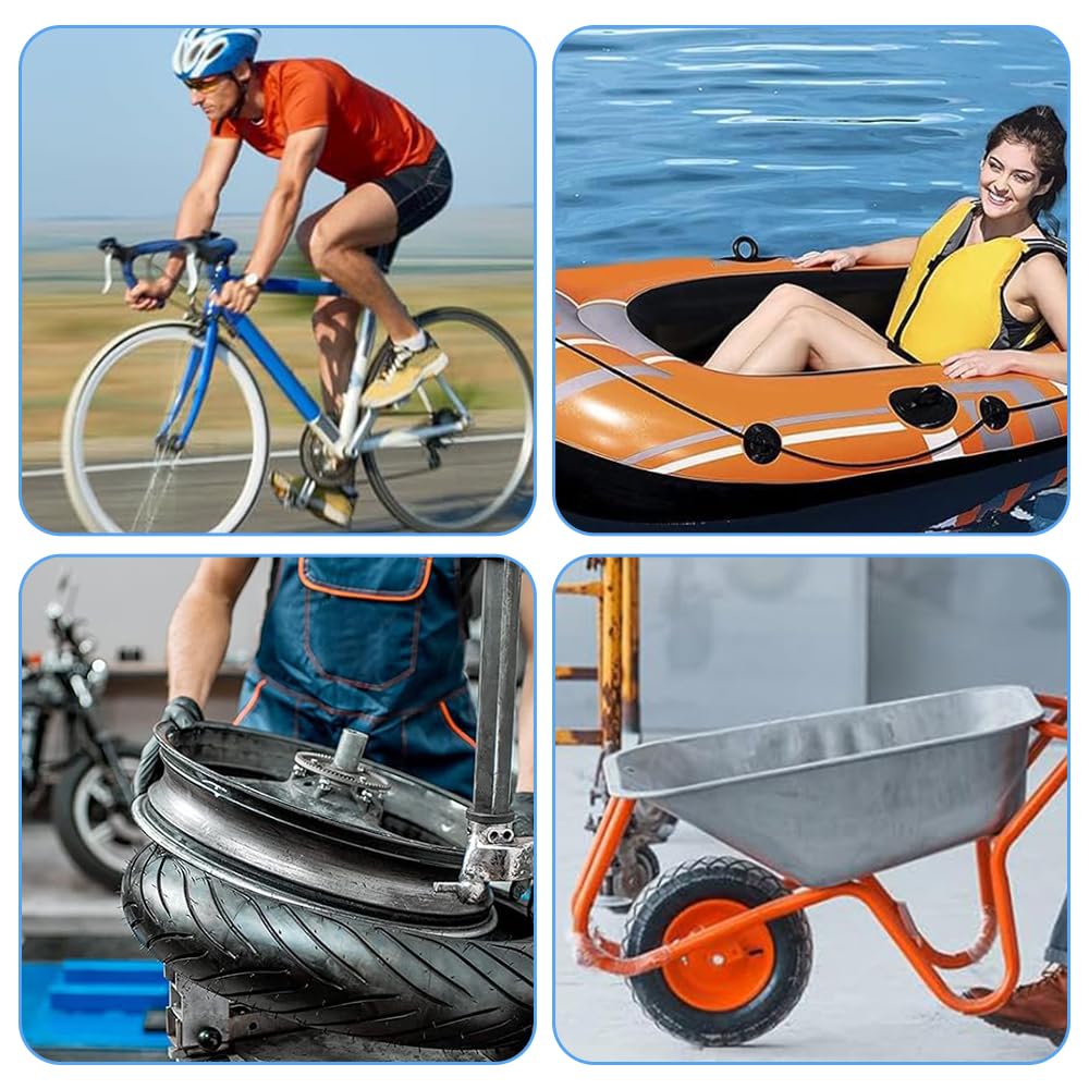 15 Stücke Fahrrad Reparatur Patches, Selbstklebende Fahrradreifen-Reparatur-Patches, Gummi Fahrrad Flicken Fahrrad Flickzeug, Leimlose Patches Fahrrad Reifen Flickzeug Set für Rennrad, Mountainbike Sport & Freizeit