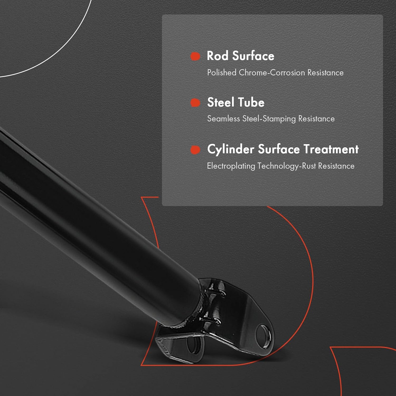 A-Premium Front Shock Absorber Strut Compatible with Mercedes-Benz E300 2017-2019, E350 2020-2024, E400 2018, E450 2020-2023, 2-PC Set