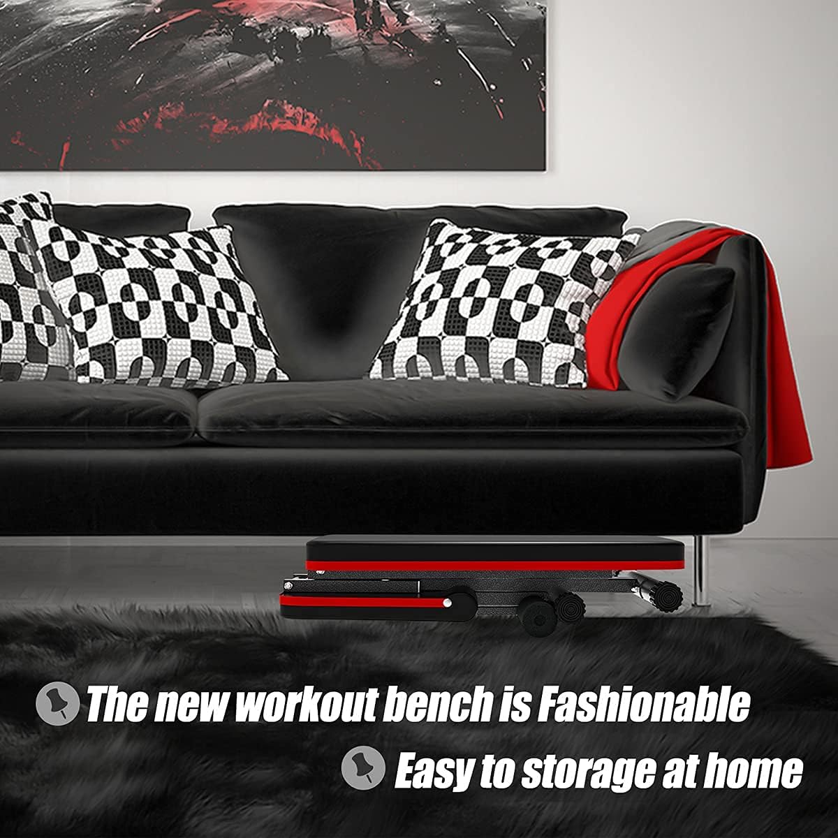 NEWERA GYM Weight Bench Adjustable Strength Training Benches for Full Body Workout Multi-Purpose Foldable Incline Decline Home Gym Bench : Sports & Outdoors