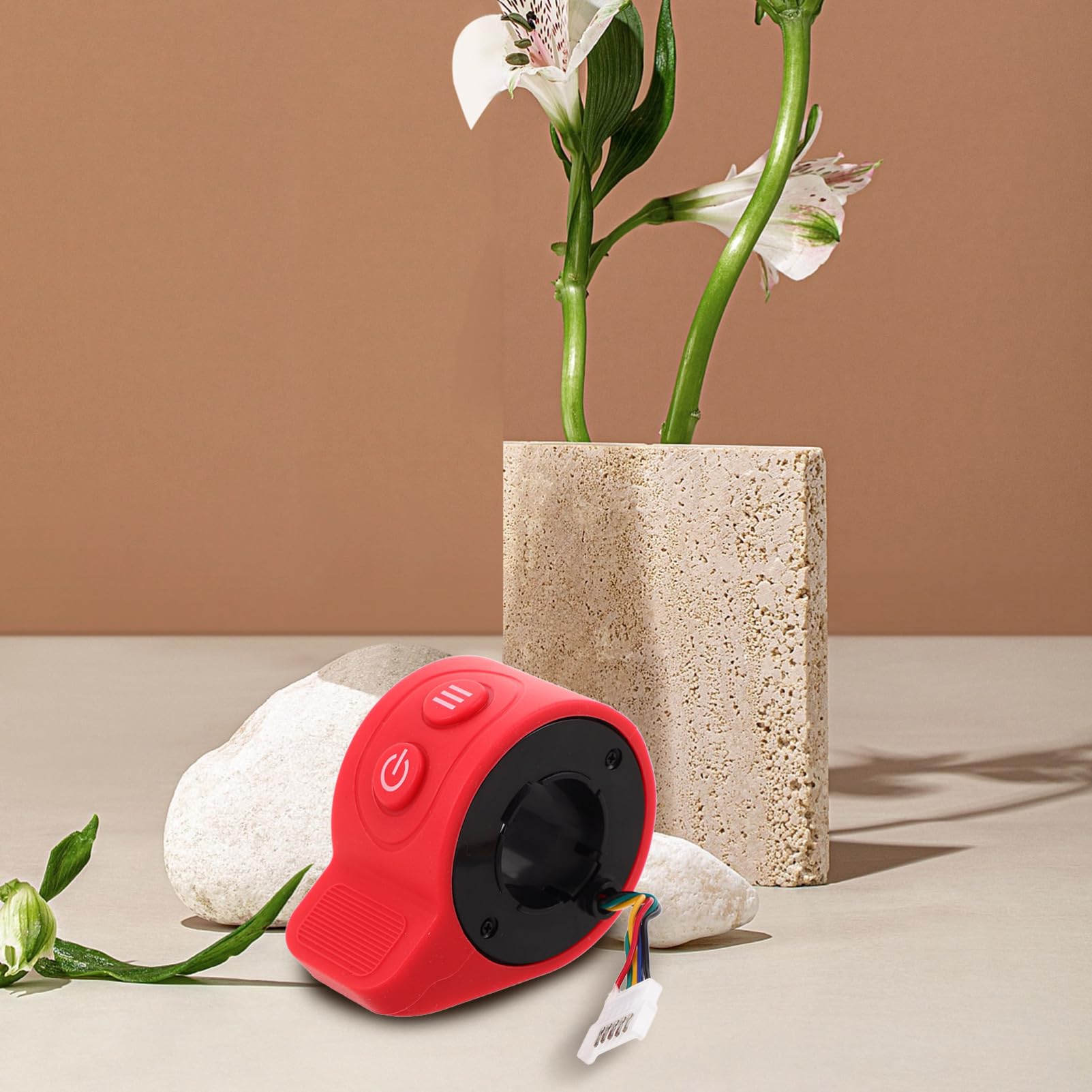 HEMOTON Acceleratore Design Ergonomico a Pollice per Scooter Elettrico per Controllo Preciso della Velocità in Plastica e Lega e Funzionalità Migliorata