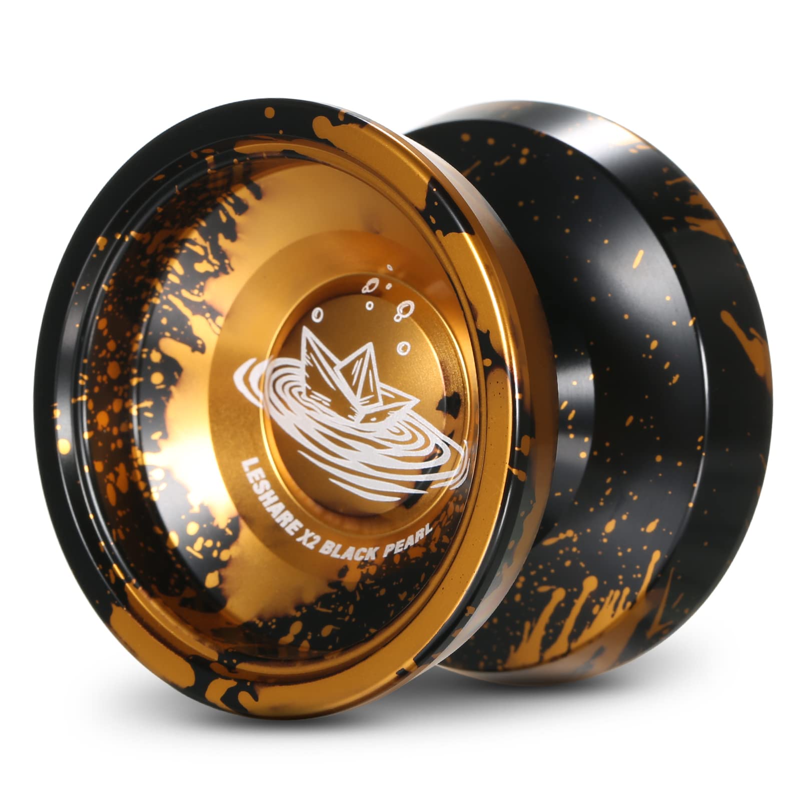 Yo-Yo de aluminio – Pelota competitiva con cuerdas para rodamientos y guante – Regalo