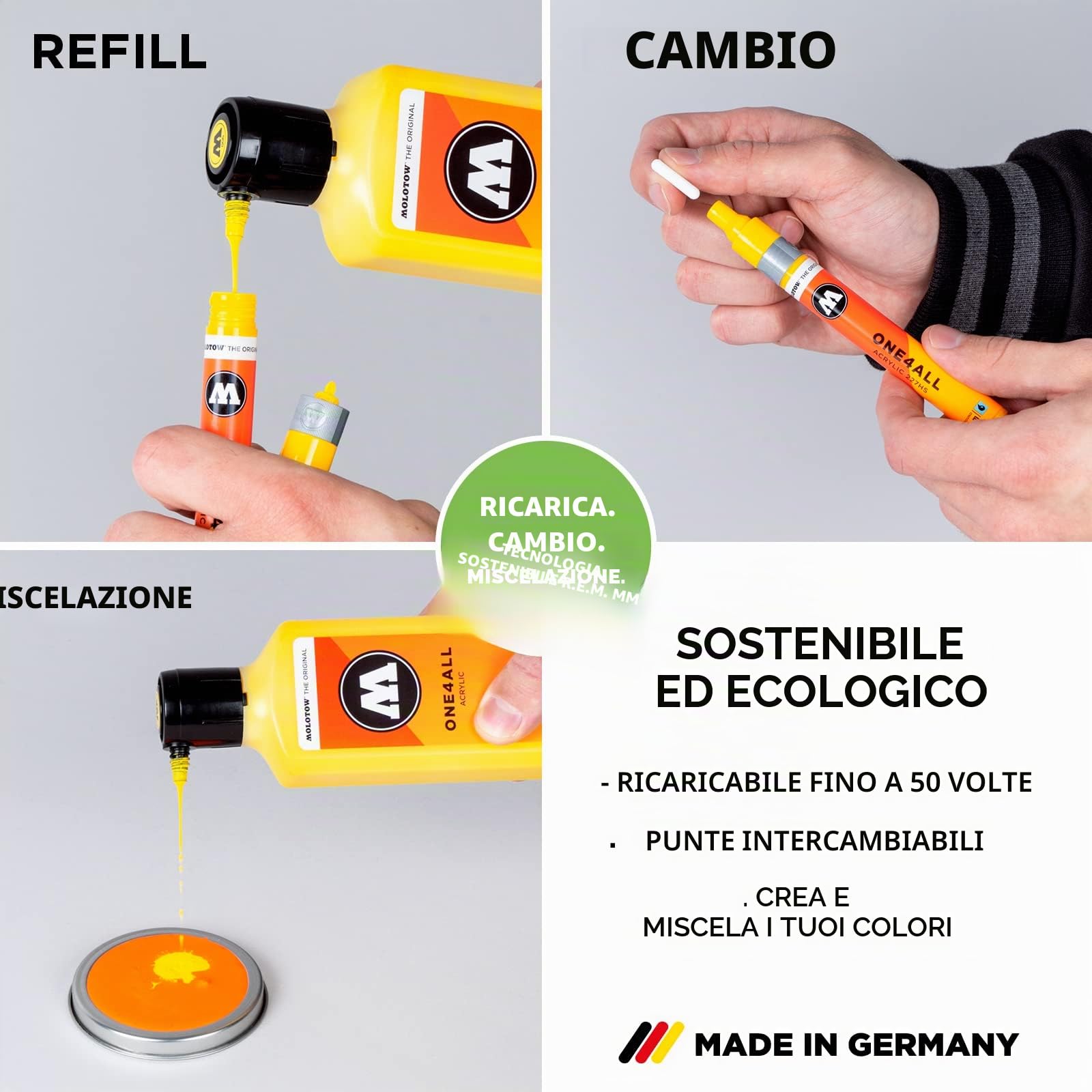 Molotow 200152 Kit 1 da 20 Pennarelli One4All 127HS