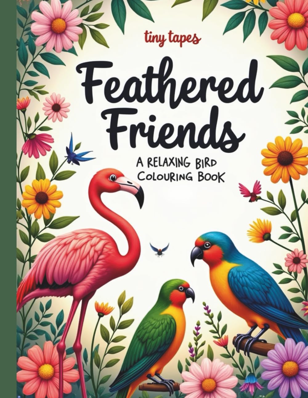 Feathered Friends: A Relaxing Bird Colouring Book: A Stunning Collection of Birds from Around the World—Perfect for Mindfulness, Calm, and Artistic Inspiration