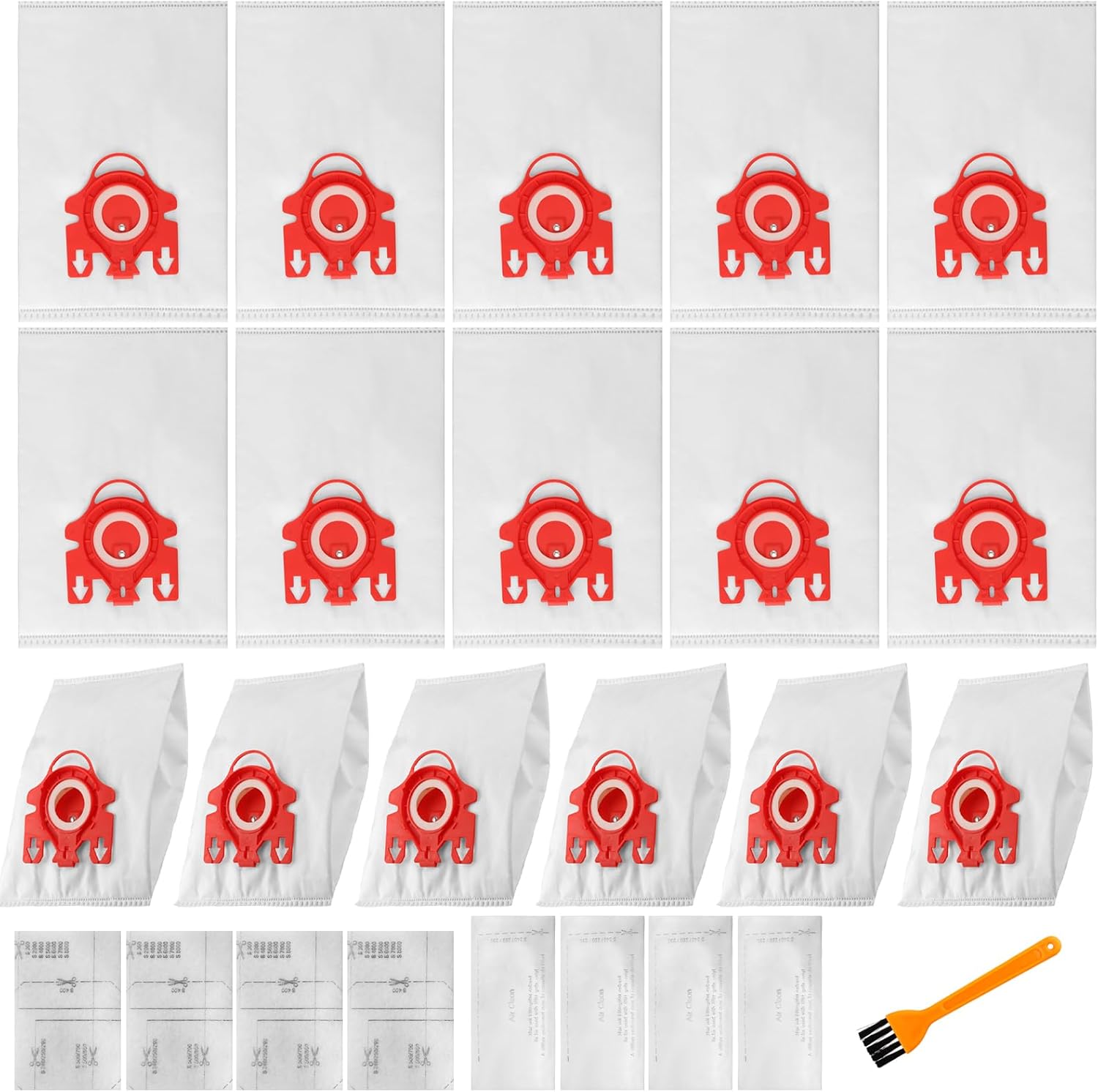 CTIOAOS 3D Airclean FJM Replacement Dust Bags for Miele FJM