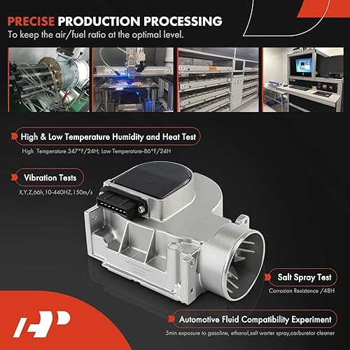 Miniatura 3 de A-Premium Medidor de sensor de flujo de aire masivo MAF 22250-35050 7 pines Compatible con Toyota 4Runner 1990-1995 y Pickup 1989-1995 - Compatible