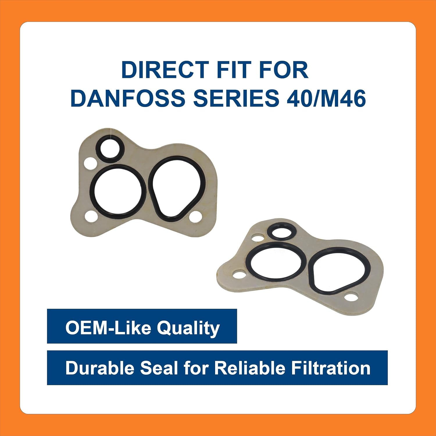 BTS-4460656 Filter Adapter Seal, Compatible with Danfoss Series 40/M46, Aftermarket Replacement for OEM 4460656, Sello Adaptador Filtro de Aceite
