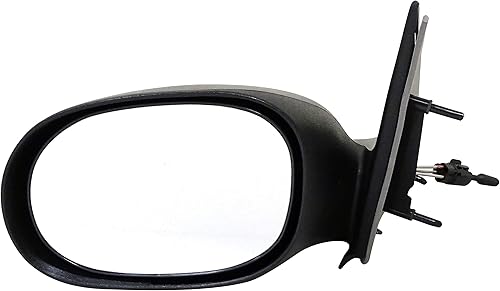 Miniatura 2 de Dorman 955-387 Espejo de puerta remoto manual para el lado del conductor compatible con modelos seleccionados Dodge  Plymouth, color negro